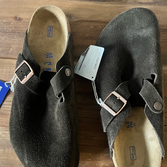 New Birkenstock Boston soft suede size 11 in men’s (45) - Picture 5 of 7